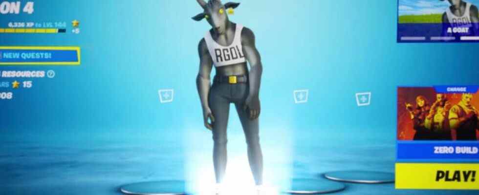 Gagnez un skin Fortnite de chèvre gratuitement avec l'achat de Goat Simulator 3 sur Epic Games Store