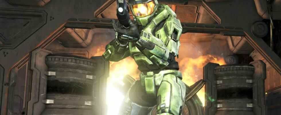 Master Chief in action