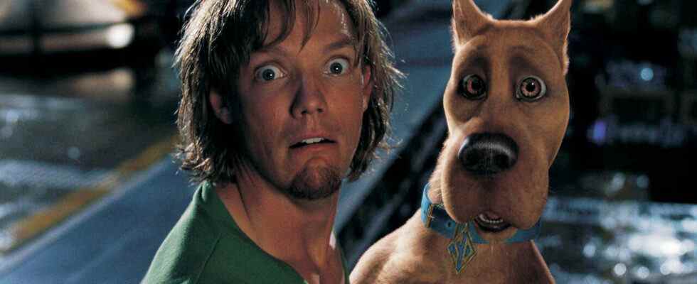 Matthew Lillard as Shaggy Rogers in 2002's Scooby-Doo movie