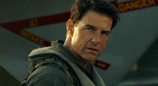 Tom Cruise as Pete Mitchell in Top Gun: Maverick
