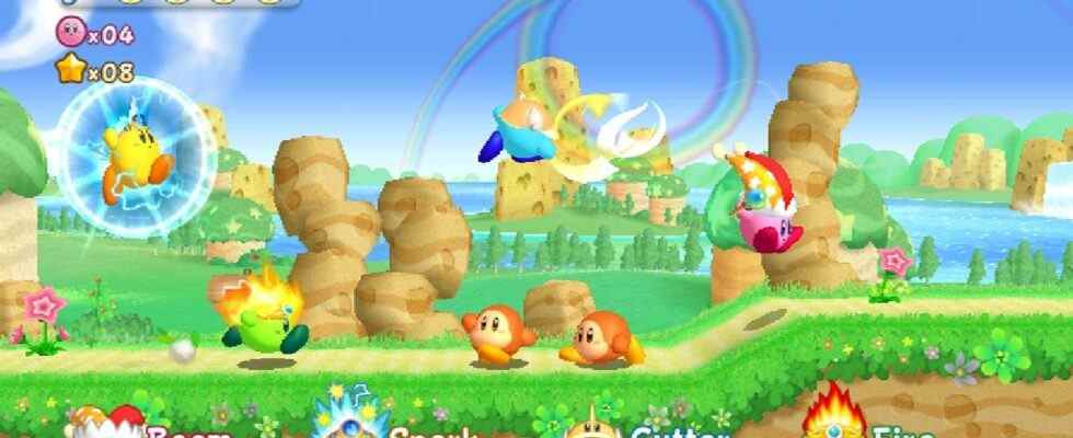Kirby's Return to Dream Land Deluxe fait basculer le jeu Wii