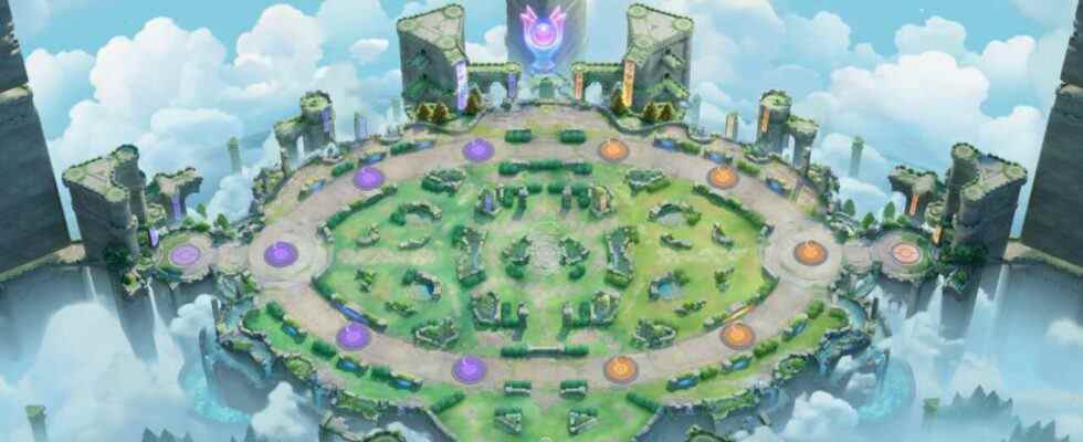 La célébration du 1er anniversaire de Pokemon Unite se poursuit avec plus de détails sur la nouvelle arène des ruines de Theia Sky