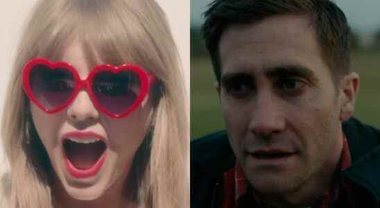 Taylor Swift in 22 music video, Jake Gyllenhaal in Wildlife