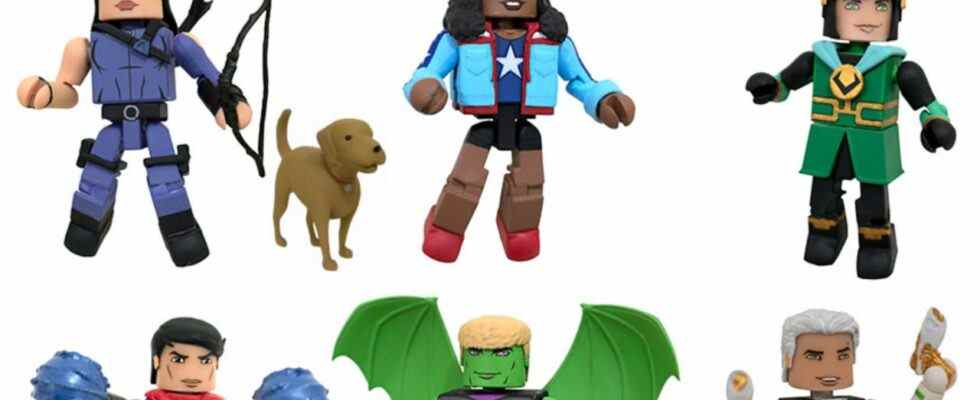 Les jeunes vengeurs de Marvel recréés sous forme d'adorables figurines Minimates