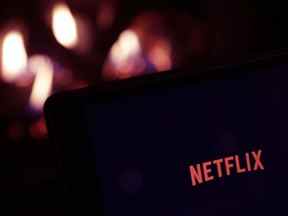 Le logo Netflix apparaît sur une tablette à North Andover, Massachusetts, le 17 janvier 2017.