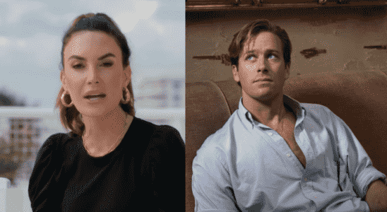 Elizabeth Chambers and Armie Hammer side by side