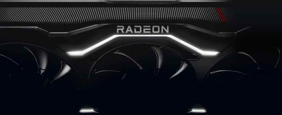 AMD RDNA 3 GPU close up first look.