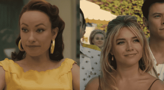 Olivia Wilde and Florence Pugh side by side from Don