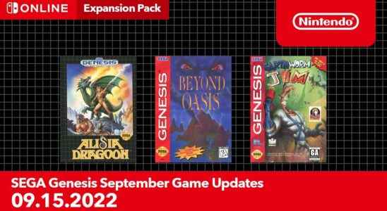 SEGA Genesis – Nintendo Switch Online ajoute Alisia Dragoon, Beyond Oasis et Earthworm Jim