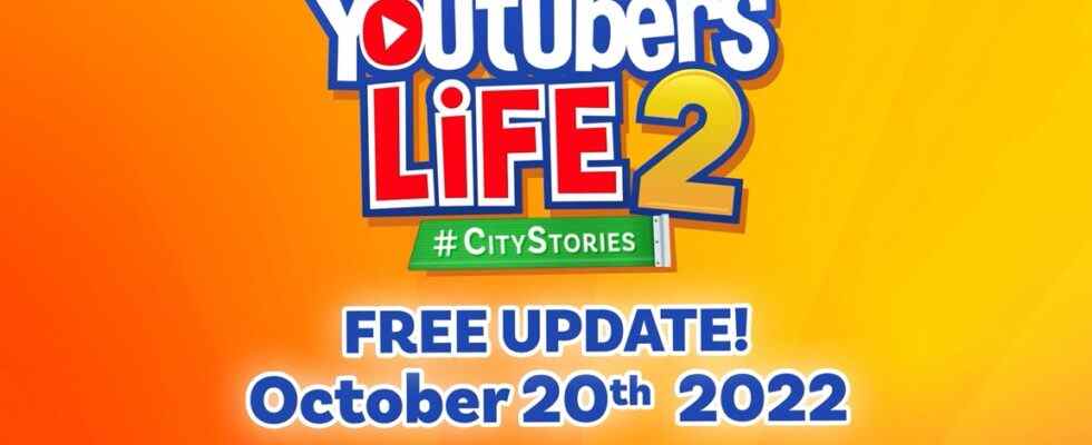 Youtubers Life 2 annonce une mise à jour majeure de City Stories