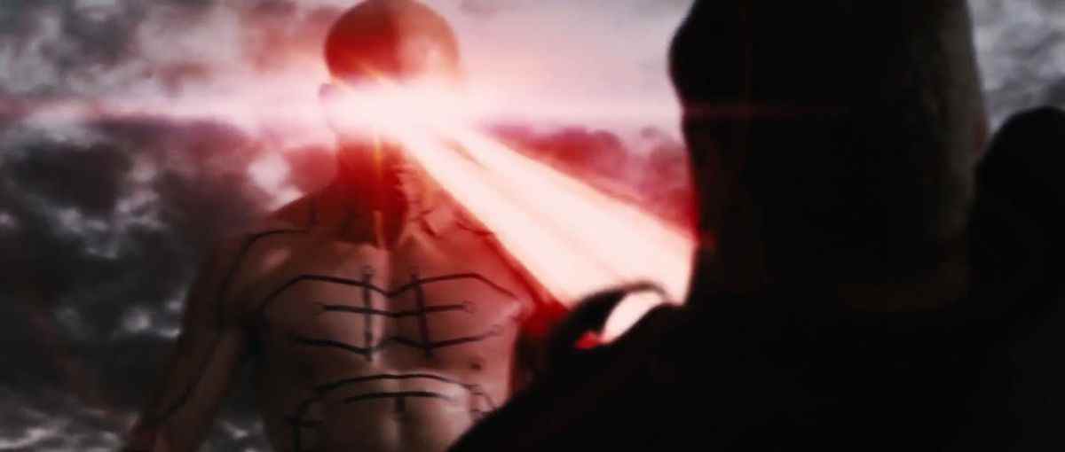 Deadpool tire ses yeux laser dans X-Men Origins : Wolverine.