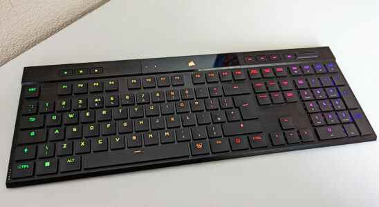Corsair K100 Air review – un clavier d'ordinateur portable de jeu devenu voyou