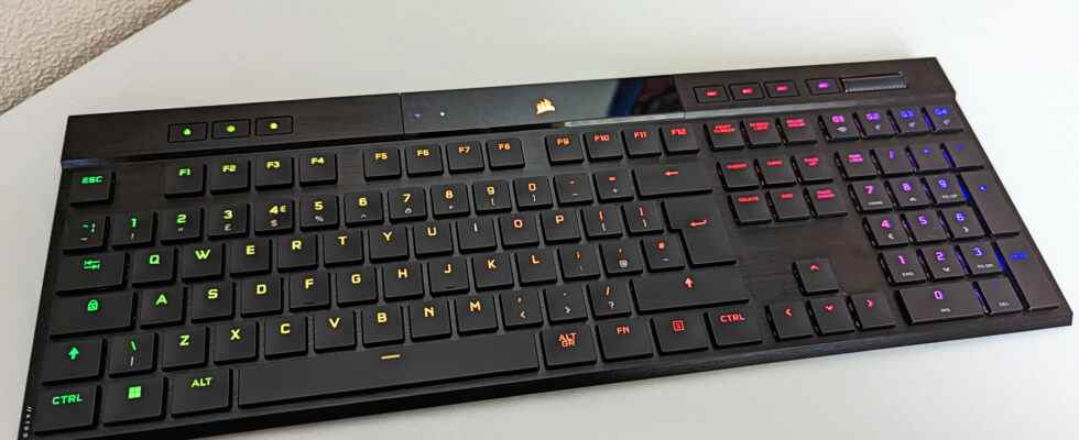 Corsair K100 Air review – un clavier d'ordinateur portable de jeu devenu voyou