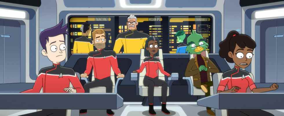 Star Trek: Lower Decks season 3 episode 7 S3E7 review A Mathematically Perfect Redemption perfect episode marrying half-hour animation strength