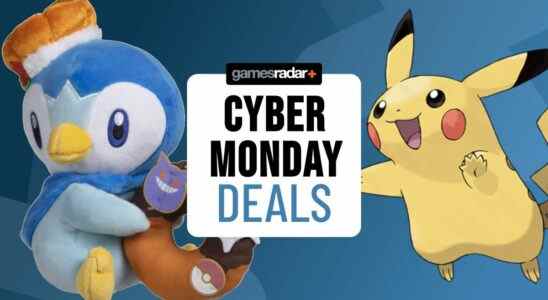 Cyber Monday Pokemon deals with Piplup Halloween plush and Pikachu art from the official Pokemon website