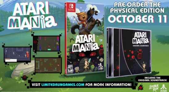 Atari Mania sort en version physique sur Nintendo Switch
