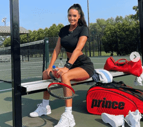Rachel Stuhlmann a pour objectif d'être la Paige Spiranac du tennis.