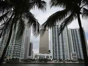 Immeubles en copropriété à Miami Beach, en Floride.
