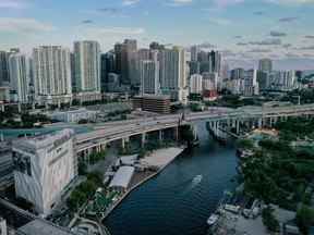 Immeubles d'appartements à Miami.