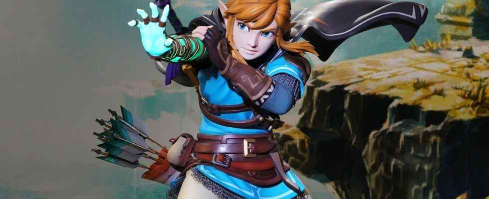 Un regard plus attentif sur la statue de Zelda: Tears Of The Kingdom du Nintendo Live 2022