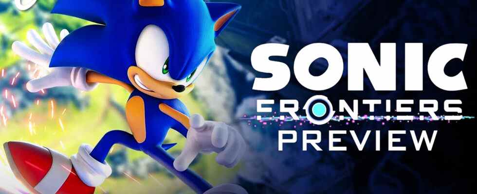 Sonic Frontiers preview Sega PAX Australia 2022 demo hands-on impressions - above low expectations