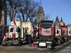 La sécurité du Parlement a contesté le déplacement de camions de convoi de la ville près de la Colline du Parlement