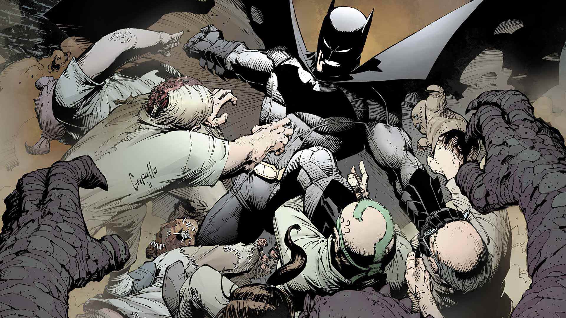 art de la couverture de Greg Capullo à Batman # 1 de 2011