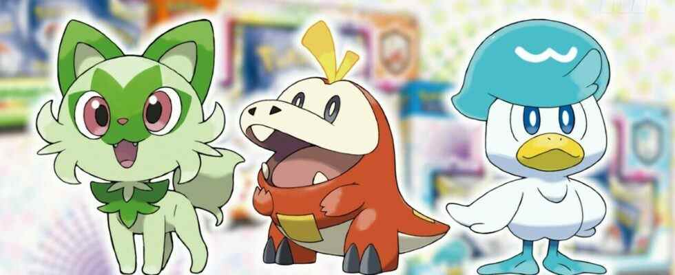 Les premiers ensembles de cartes à collectionner Pokémon Scarlet et Violet ont été annoncés