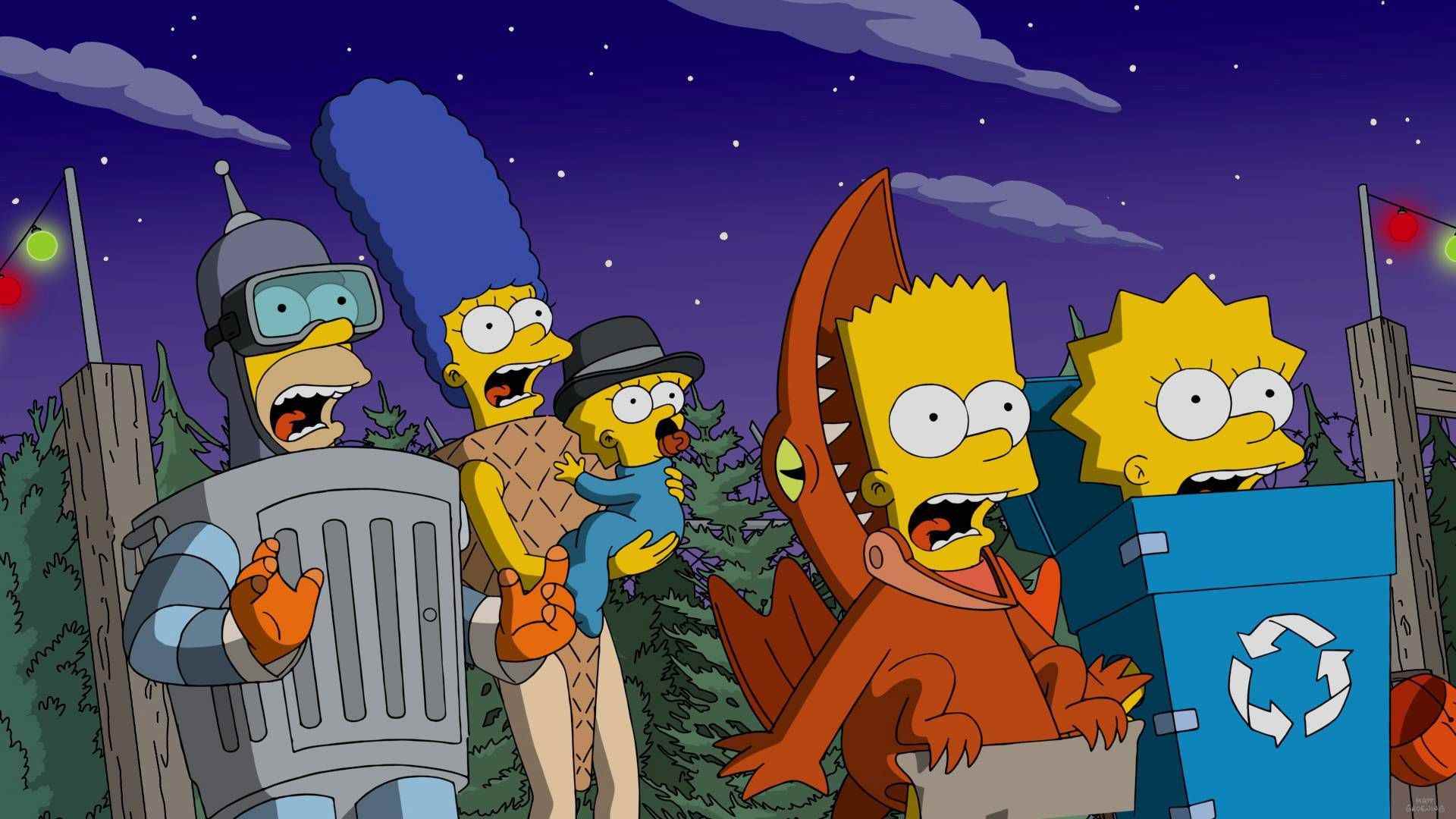 La cabane dans l'arbre de l'horreur des Simpson