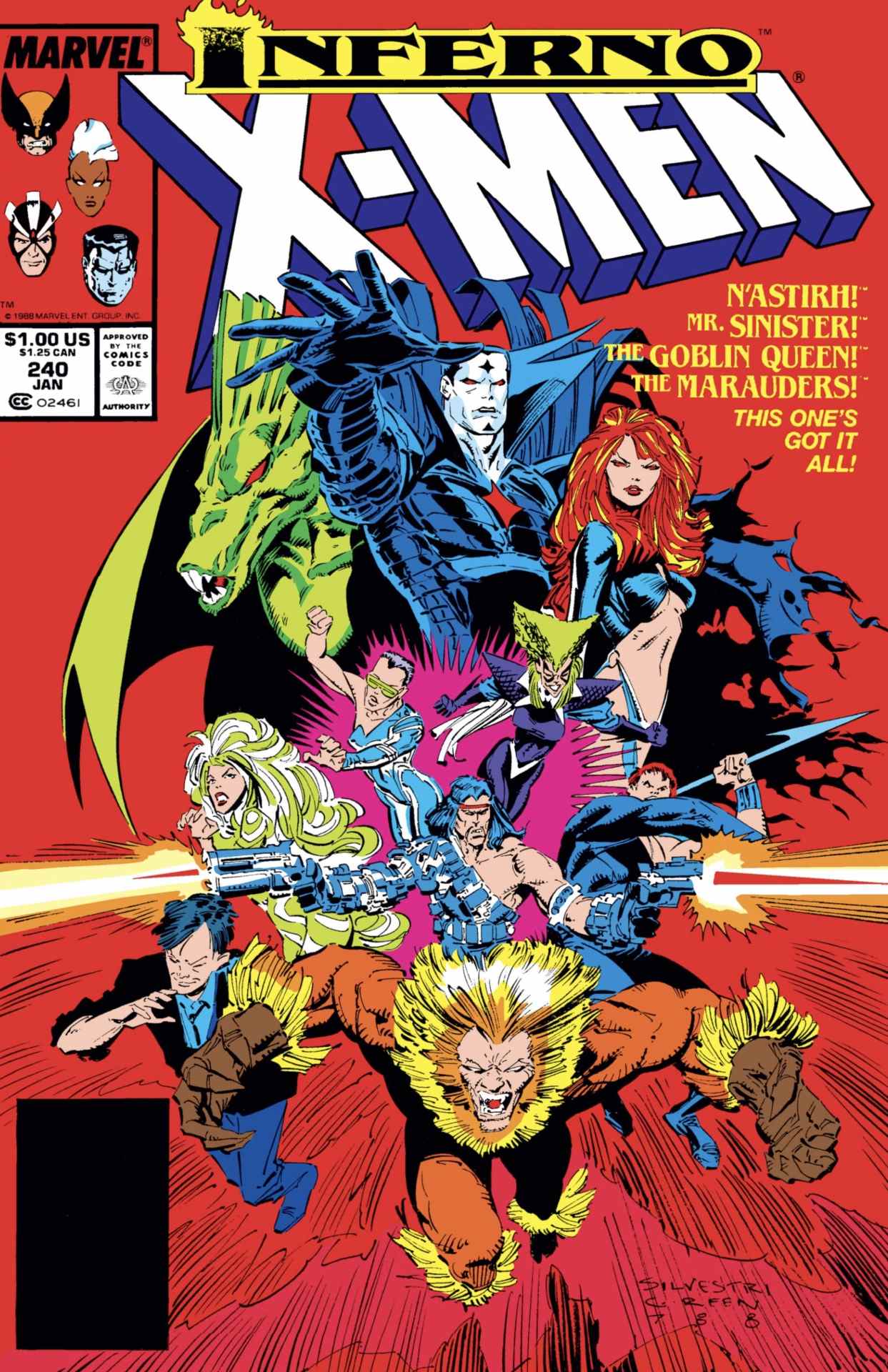 Couverture Uncanny X-Men #240