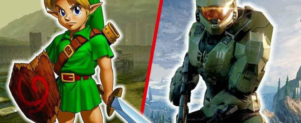 Aléatoire: cette carte Zelda: Ocarina Of Time dans Halo Infinite est absolument géniale