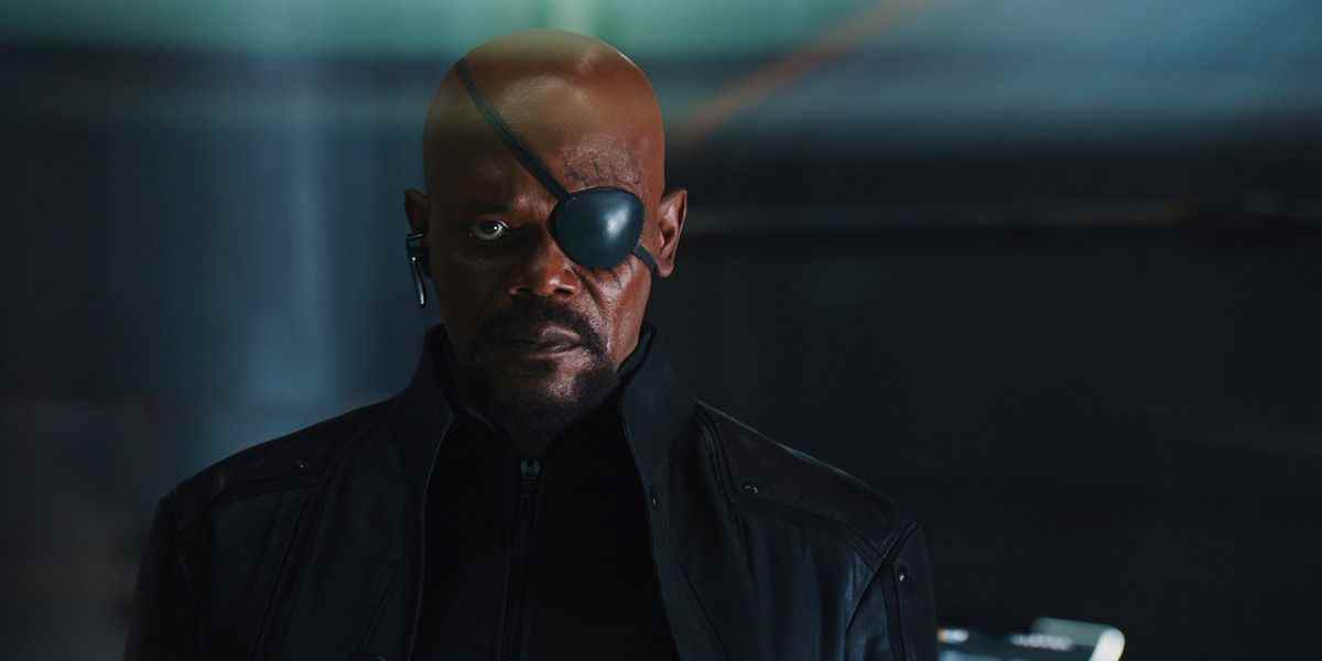 Samuel L. Jackson dans le rôle de Nick Fury dans Avengers