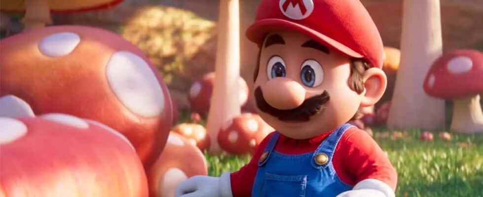 Cette édition de fan de Mario Movie est un clin d'œil à la conception originale du personnage.