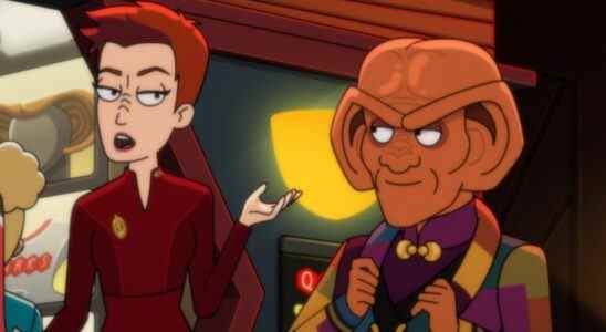 Kira and Quark on Star Trek: Lower Decks