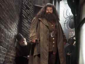 Robbie Coltrane comme Hagrid dans Warner Bros Pictures' 'Harry Potter et la Chambre des Secrets.'