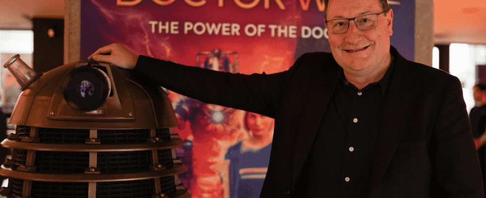 Chris Chibnall at The Power of the Doctor press screening
