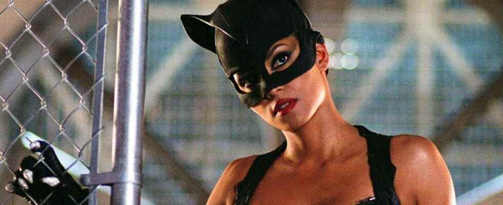 Halle Berry in Catwoman suit in 2004 movie