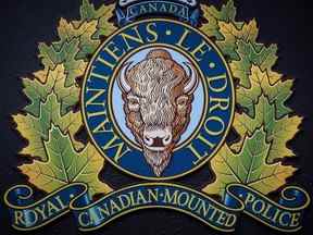 Le logo de la GRC est visible à l'extérieur de la Gendarmerie royale du Canada 