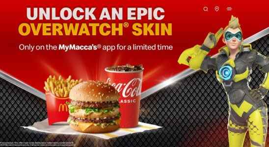 La promotion Overwatch 2 McDonald's offre aux clients un skin Epic Tracer