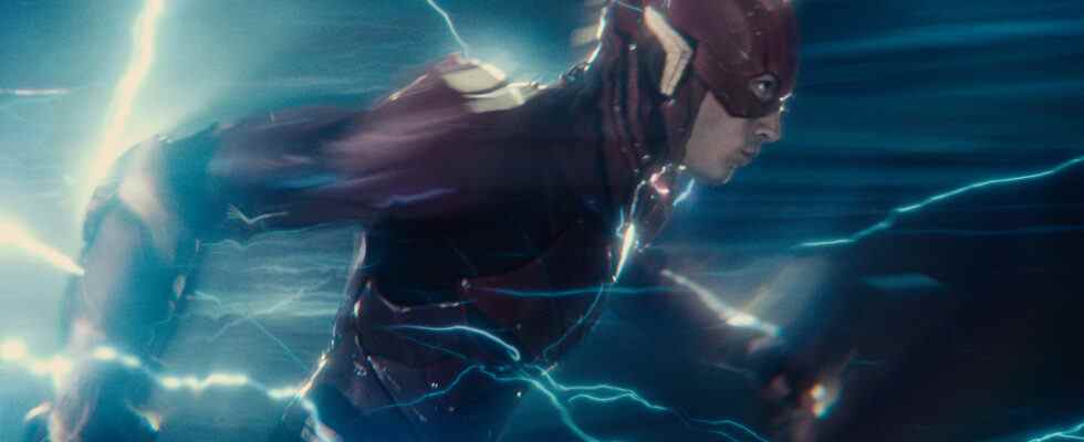 Ezra Miller As The Flash in Justice League