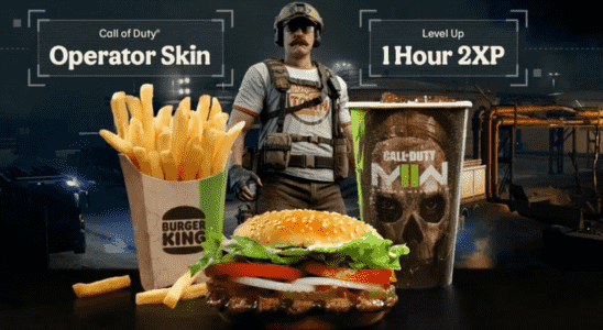 Les fans de Call of Duty dépensent 30 £ pour un skin Burger King dans le jeu