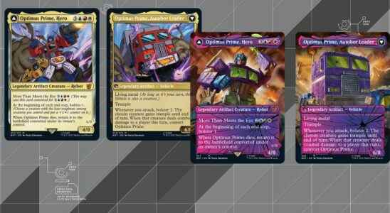 Les transformateurs entrent officiellement dans Magic: The Gathering avec 15 cartes recto-verso malades