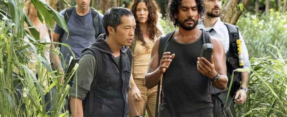the cast of Lost, including Ken Leung, Naveen Andrews, Evangeline Lily