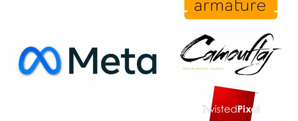 Meta acquiert Armature Studio, Camouflaj et Twisted Pixel