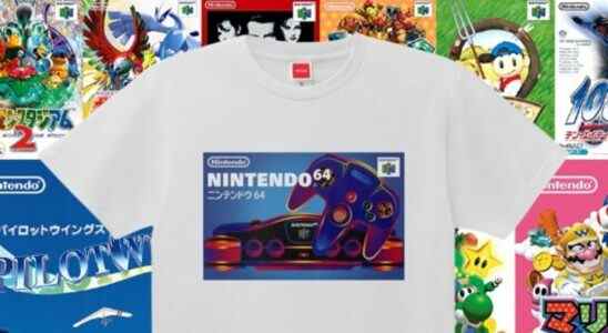 My Nintendo Japan ajoute des produits à thème N64 - chemises, tasses et plus