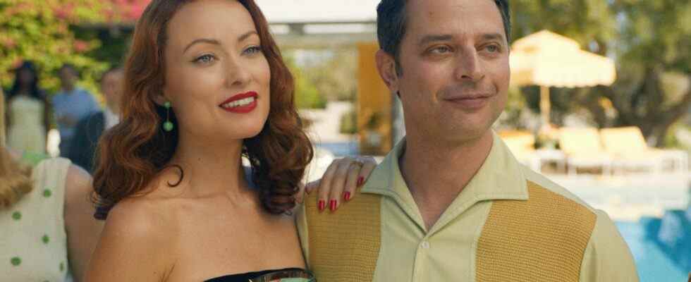 Nick Kroll and Olivia Wilde in Don