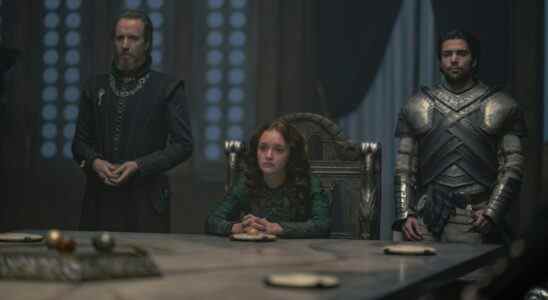 Otto, Alicent, and Ser Criston in House of the Dragon