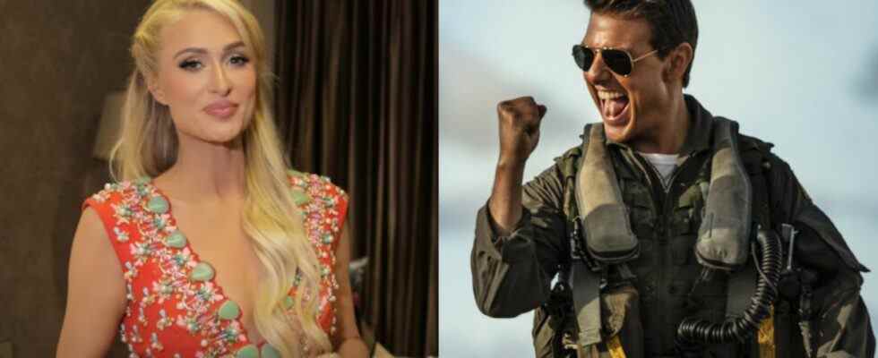 Paris Hilton fragrance launch and Tom Cruise in Top Gun: Maverick