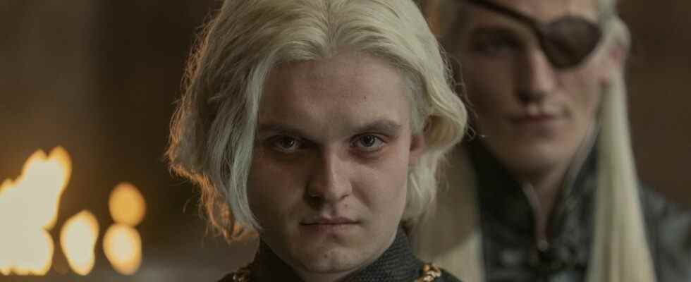 Tom Glynn-Carney as Aegon Targaryen in House of the Dragon