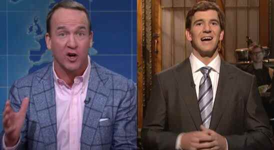 Peyton Manning and Eli Manning on Saturday Night Live